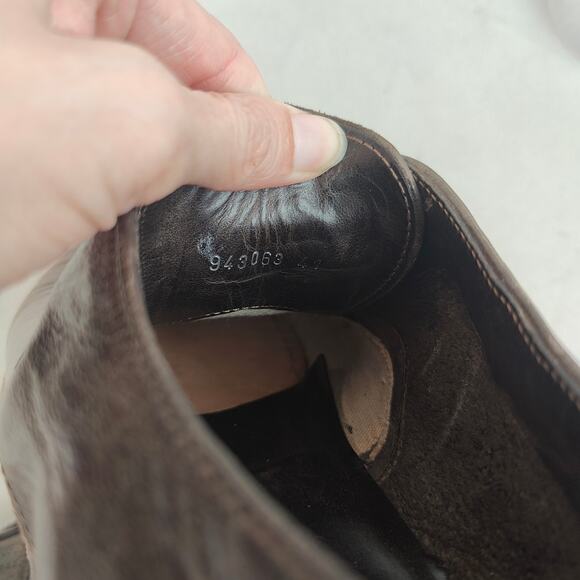 Officine Creative Cornell Leather Derby Shoes Mens 41 US 8 Brown Leather Oxfords - Picture 10 of 11